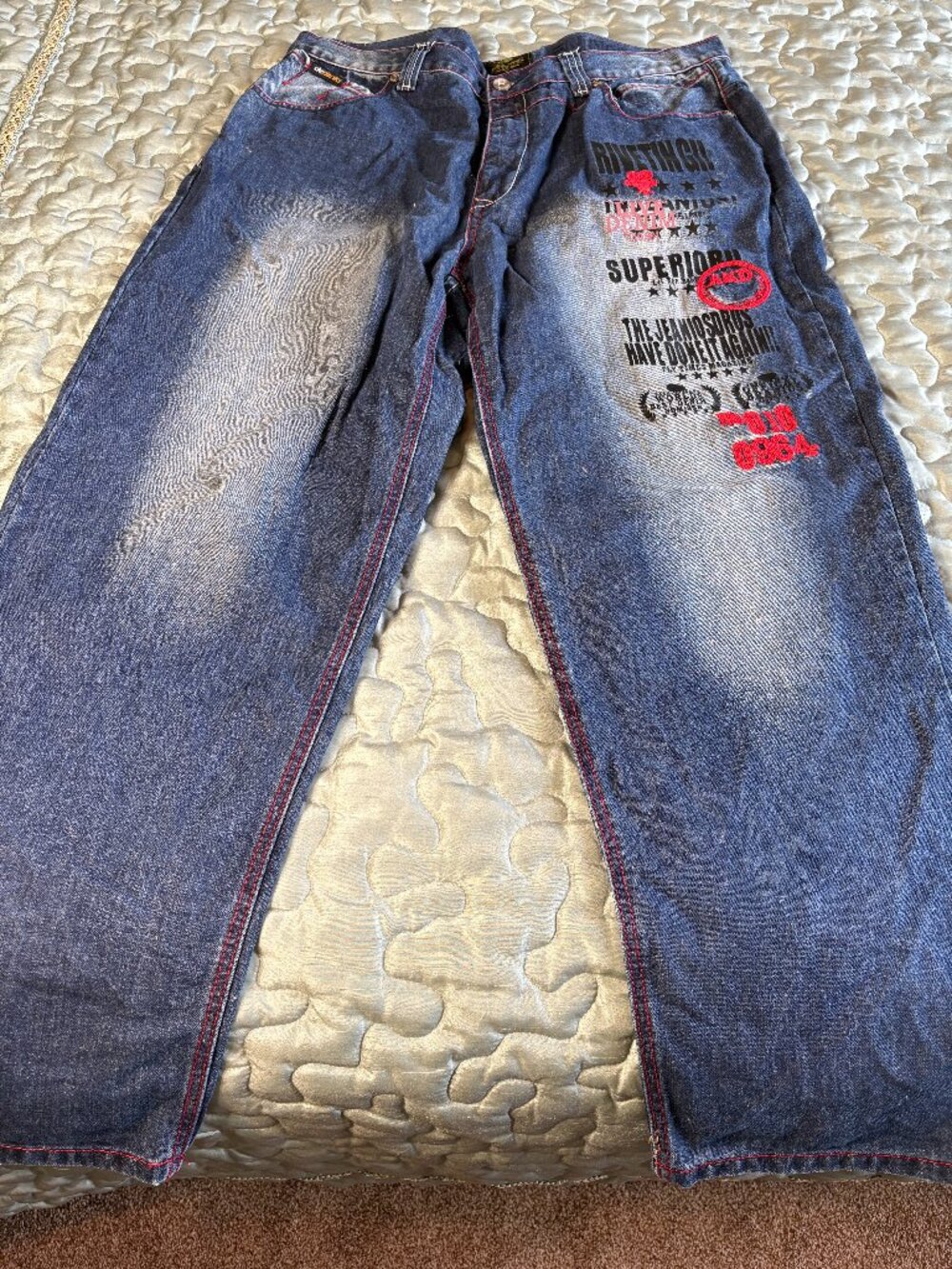 Men's AKADEMIKS Denim Embellished Jeans size 40